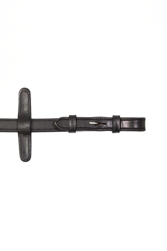 Large Pimple Hybrid Rubber Reins with Leather Stoppers