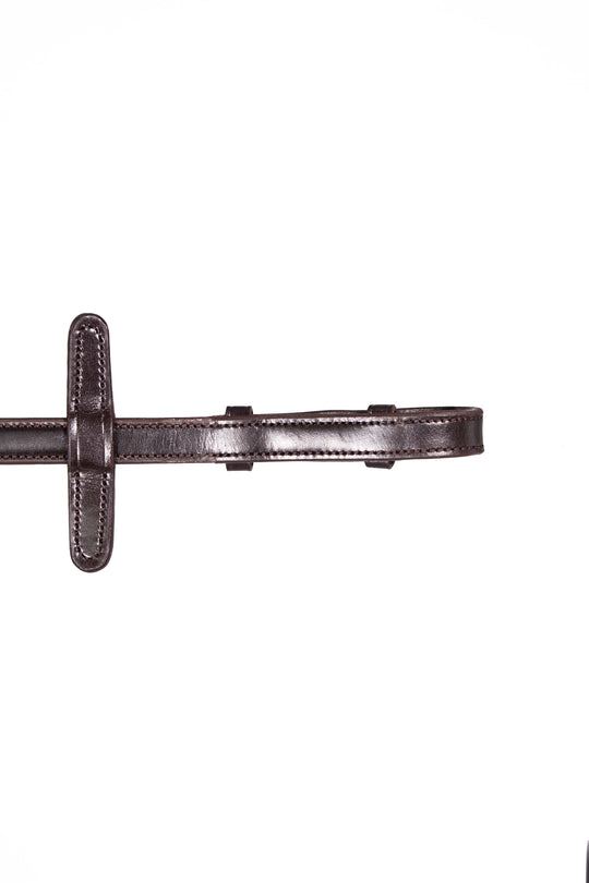 Large Pimple Hybrid Rubber Reins with Leather Stoppers