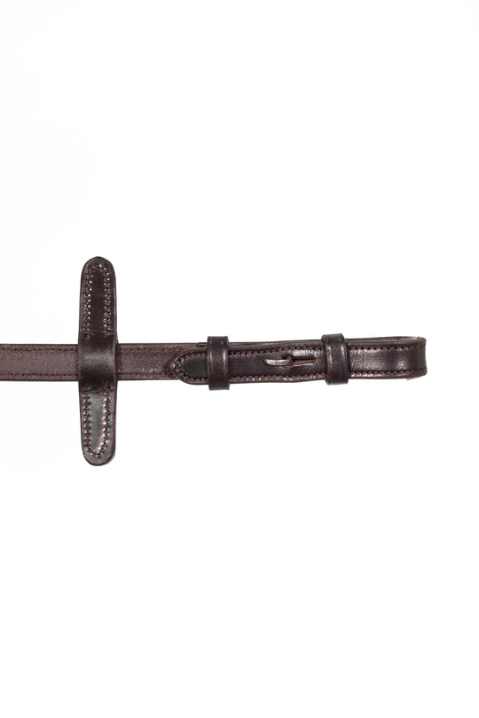 Large Pimple Hybrid Rubber Reins with Leather Stoppers