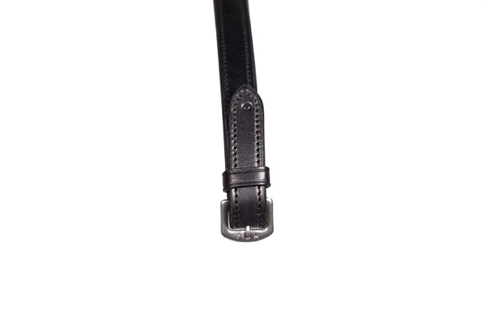 Large Pimple Hybrid Rubber Reins with Leather Stoppers