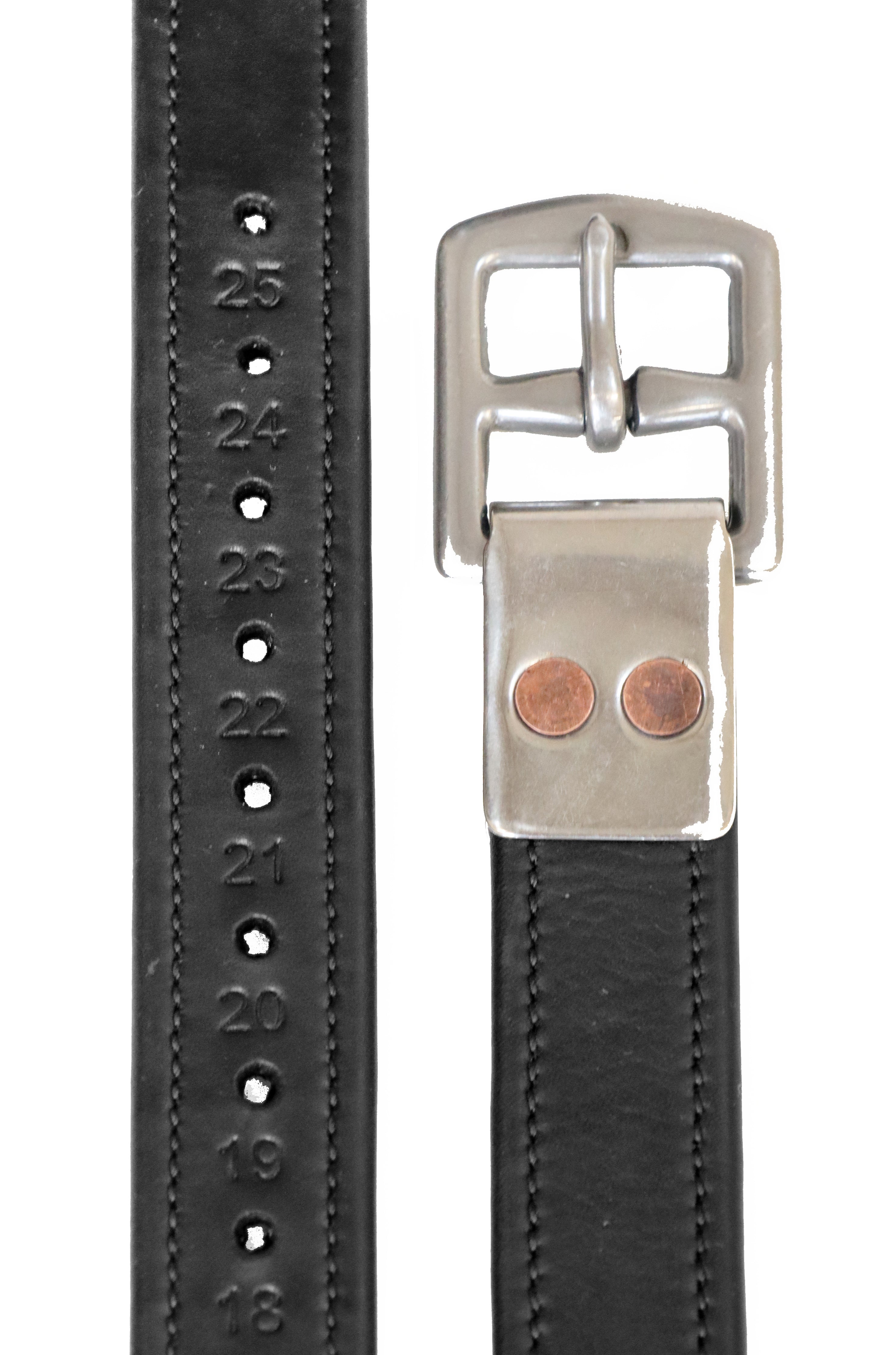 Precision calfskin stirrup leathers